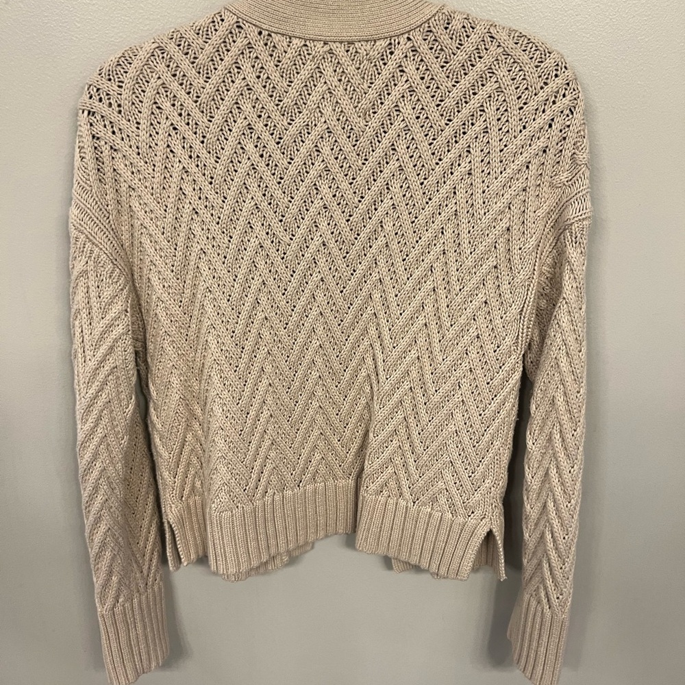 Abercrombie and Fitch knit button up sweater - Picture 3 of 5